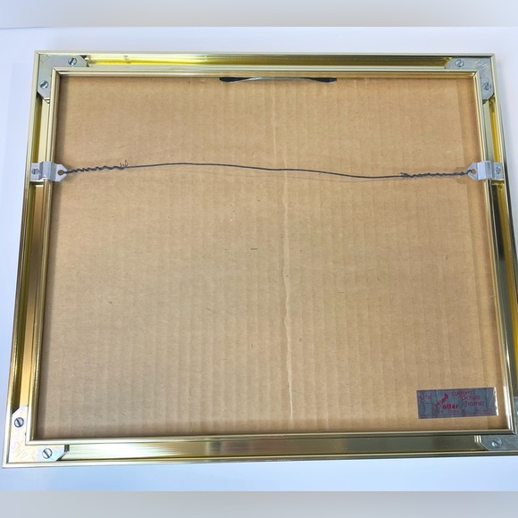 Vintage Brass Picture Frame Bundle Home Decor Gallery Wall Professional Velvet - Picture 10 of 11